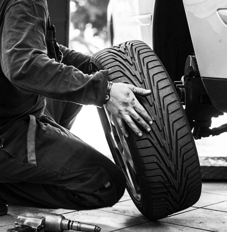Changement des pneus